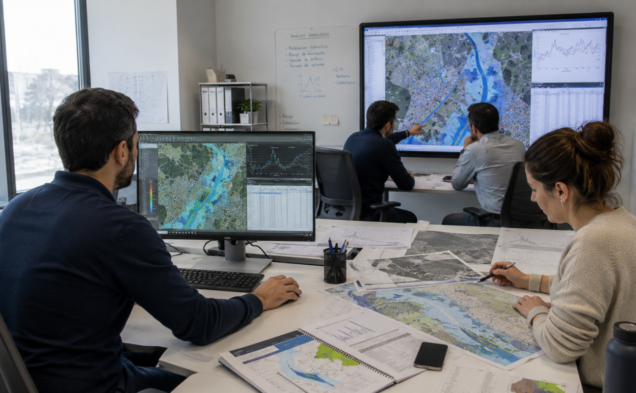 VKM Estudios Inundabilidad · Estudios de Inundabilidad y Análisis de Riesgos Hidráulicos para Proyectos, Terrenos y Actividades en Teruel